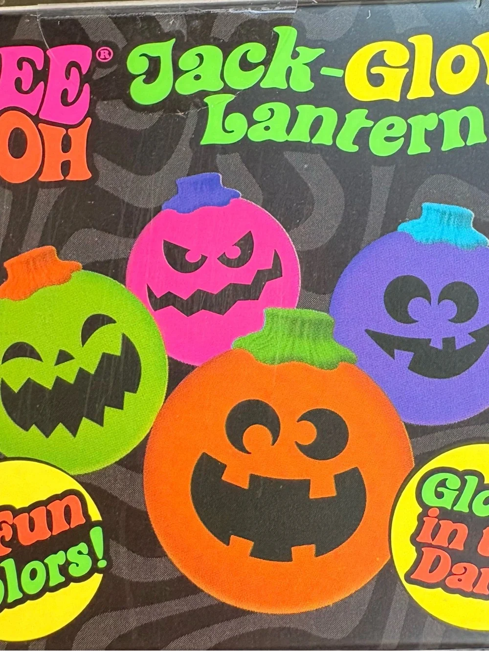 NeeDoh Jack-Glow Lantern Purple Pumpkin by Schylling